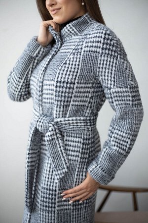 Пальто женское демисезонное 22101  (grey)