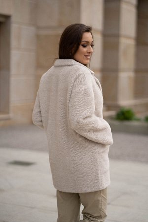 Пальто женское демисезонное 22520  (beige)