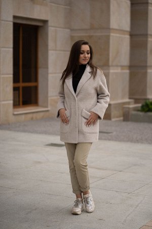 Пальто женское демисезонное 22520  (beige)