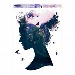 Наклейка виниловая «Силуэт», интерьерная, 50 х 70 см