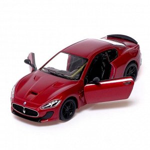 Машина металлическая Maserati GranTurismo, 1:38, открываются двери, инерция, МИКС