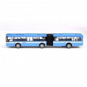 Автобус металлический «Город», масштаб 1:43, инерция, МИКС