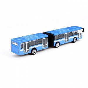 Автобус металлический «Город», масштаб 1:43, инерция, МИКС