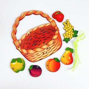 Шнуровка «Корзина с фруктами»