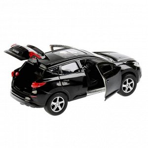 Машина металлическая, инерционная «Nissan Murano» чёрный, 12 см, открывающиеся двери