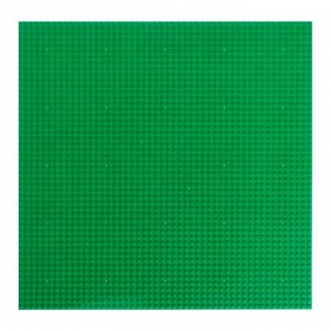 Пластина основание для конструктора «Игровое поле», 40*40*0,5 см, цвет зелёный