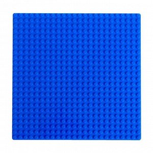 Пластина основание для конструктора 19,5 х 19,5, цвет синий