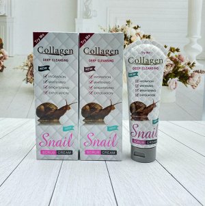 Крем-Скраб для лица Collagen Deep Cleansing Snail Scrub Cream 150 ml