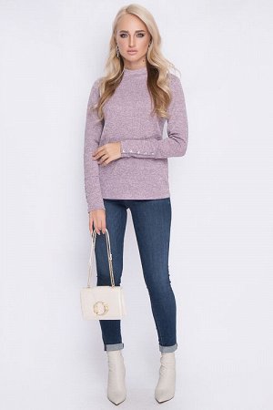 Блузка Блузка из трикотажа меланж.
30% вискоза 65% п/э,5% эластан