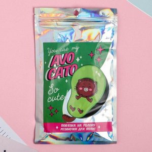 ArtBeauty Повязка на голову и резинки пружинки для волос &quot;Avo cato&quot;