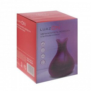 Аромадиффузор LuazON LHU-13, ультразвуковой, 300 мл, 4 режима, подсветка, цвет темное дерево