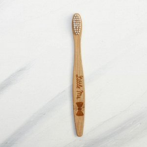 Зубная щётка для детей, бамбук Little Mr, 14 * 2 * 2 см