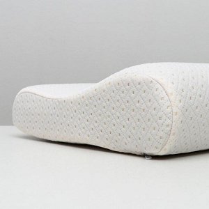 Подушка ортопедическая НТ-ПС-06, с эффектом памяти, размер 48 x 35 x 10/7,5 см
