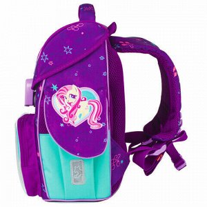 Ранец TIGER FAMILY для начальной школы, Jolly, "Twilight Sparkle &amp; Rarity", ЛИЦЕНЗИЯ, 36х31х19 см, 228974, TGJL-025A