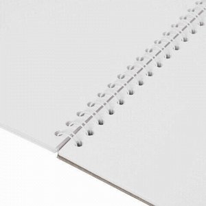 Скетчбук, акварельная белая бумага 200 г/м ГОЗНАК, 280х280 мм, 20 л., гребень, подложка, BRAUBERG ART DEBUT, 110992