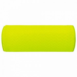 Пенал-тубус BRAUBERG, сетка, &quot;Neon&quot;, желтый, 21х8х8 см, 229025