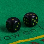 Кубики игральные 1.6 ? 1.6 см, набор 2 шт., дерево