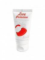 ЛУБРИКАНТ НА ВОДНОЙ ОСНОВЕ LOLA GAMES LOVE PROTECTION STRAWBERRY 50ML