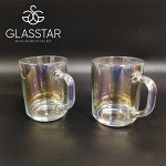 GLASSTAR Gus-Khrustalny Набор кружек Glasstar Радуга Лиловая 2 шт. 200 мл