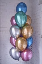 Q Шар 11&quot;/28 см, хром,