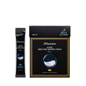 JM SOLUTION ACTIVE BIRD’S NEST SLEEPING CREAM 4ml НОЧНОЙ КРЕМ С ЭКСТРАКТОМ ЛАСТОЧКИНОГО ГНЕЗДА