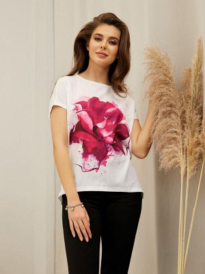 Туника жен Floral Shadow белый