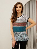 Туника (платье) жен  Summer Boho изумрудный