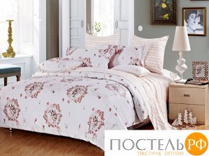 КПБ Cleo Поплин "Pure Cotton" полуторный 145*215*1 150*220*1(±5) 70*70*2(±2) 15/176-PC