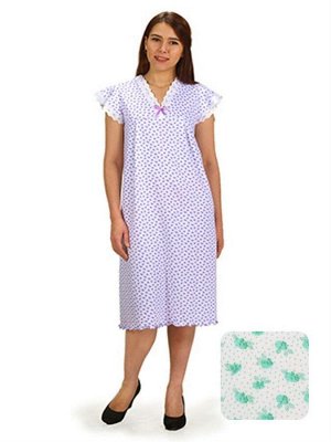 Сорочка ночная женская,мод. 427, трикотаж (Легкость (зеленый))