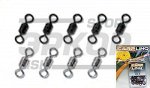 Вертлюг карповый Carp Linq Roling Swivel №10 никель чёрный 1/10