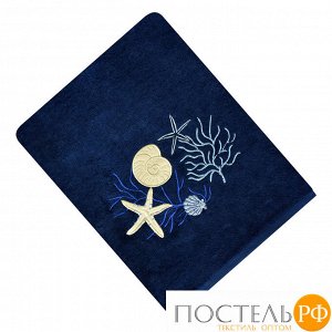 Tana Home Collection ТАИТИ 70*140 синее полотенце махровое