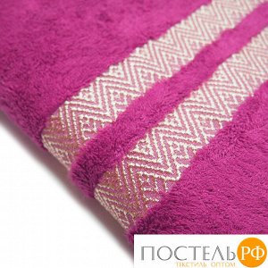 ЛИНА 70*140 фуксия полотенце махровое