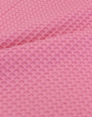 Вафельное премиум-полотно "Italy" цв.Светло-розовый, ш.1.5м, хлопок-100%, 240гр/м.кв
