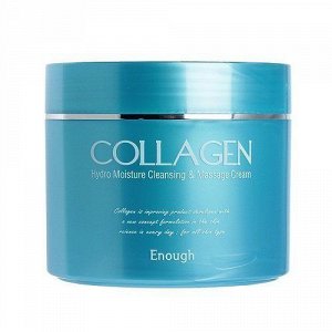 Enough Collagen hydro moisture cleansing&massage cream Увлажняющий очищающий массажный крем коллаген 300 мл.