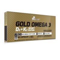 OLIMP Gold Omega 3 D3+K2 Sport Edition, 60 капс