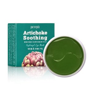Petitfee Противоотёчные гидрогелевые патчи с артишоком Artichoke Soothing Hydrogel Eye Mask