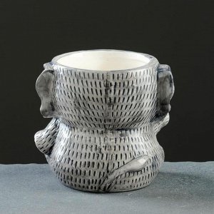 Кашпо керамическое "Слоник" 10*11см