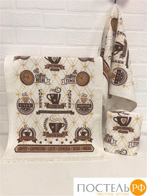 Кухонное полотенце (40x60)  Кофе-Часы