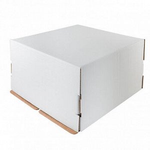 Коробка для торта 30*30*19 см, без окна (самолет), NEW