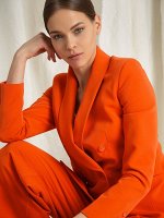 Однотонный жакет ML606/aperol