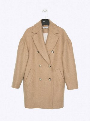 Шерстяное пальто с обьемными рукавами R064/duanet