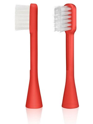 (New)Сменная насадка для зубной щетки Hapica. Панда(красная ножка). Для детей от 3 до 10 лет. 2 штуки в упаковке.