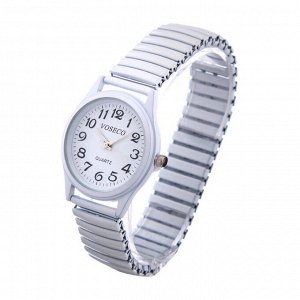 Подарочный набор 2 в 1 Voseco: наручные часы и браслет, d=4 см