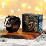 Мужской ремень в подарочной коробке &quot;Лучшему из лучших&quot;, 122х3,7 см