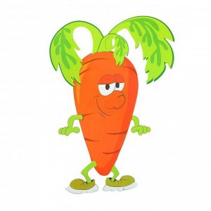 Термонаклейка «Морковь», набор 10 шт.