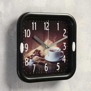 Часы настенные, серия: Кухня, "Зёрна",  плавный ход, d-18.5 см