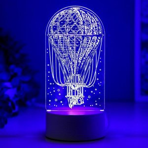 RISALUX Светильник &quot;Воздушный шар&quot; LED RGB от сети 9,5х9,5х21 см