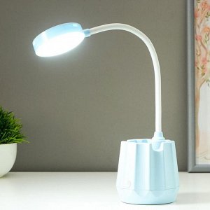 RISALUX Лампа настольная 16024/1 LED 2,5Вт 3 режима USB АКБ МИКС 9х7х35 см