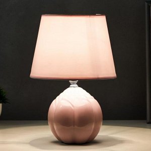 Лампа настольная "Бутон" Е27 1х40Вт светло-розовый 20х20х30 см