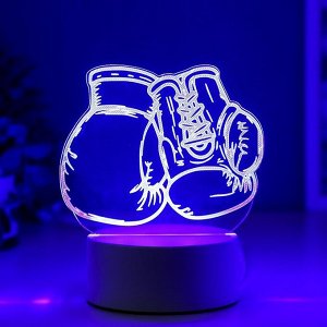 Светильник "Боксерские перчатки" LED RGB от сети